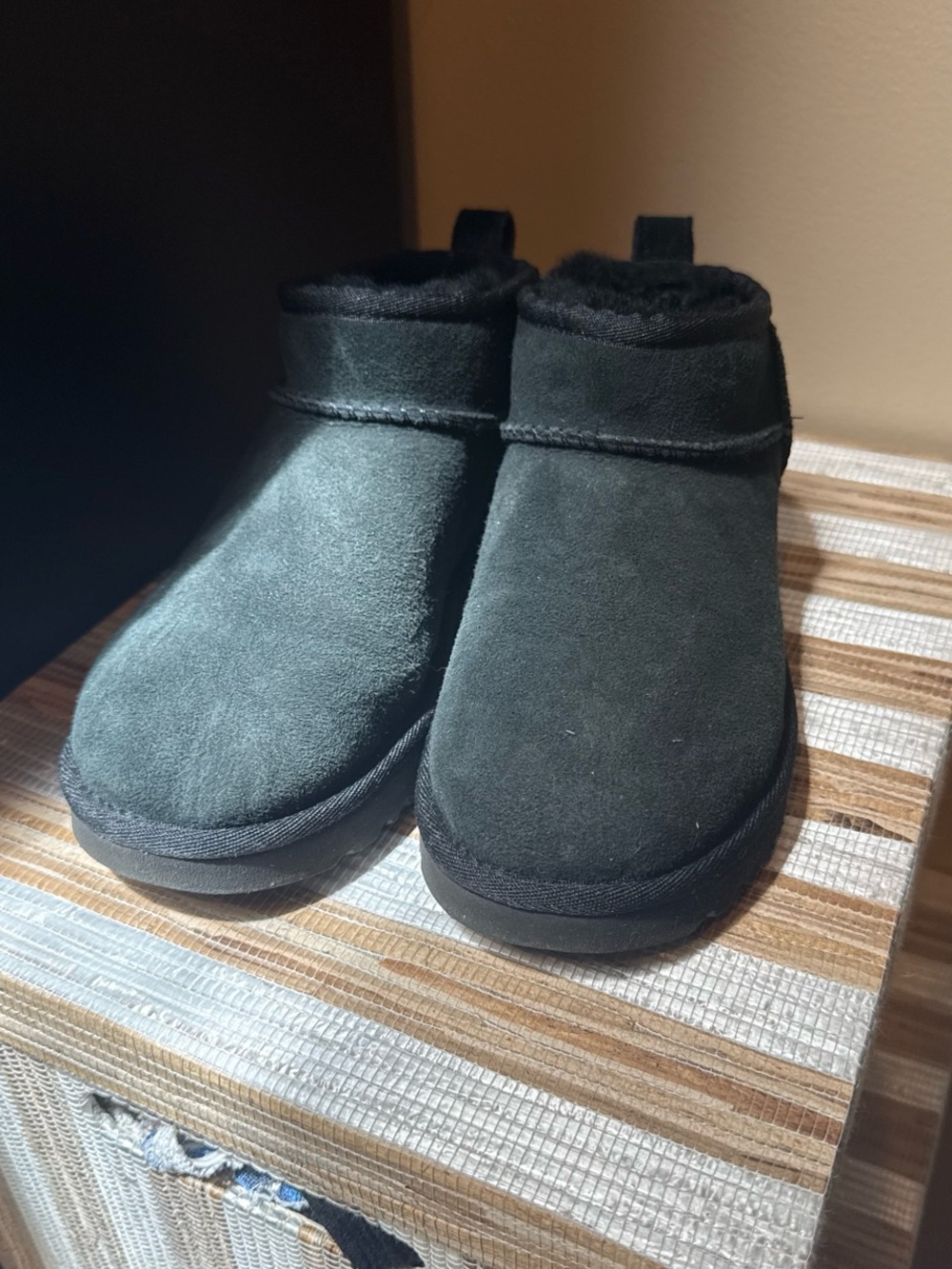 Ugg Black Ultra Mini Boots